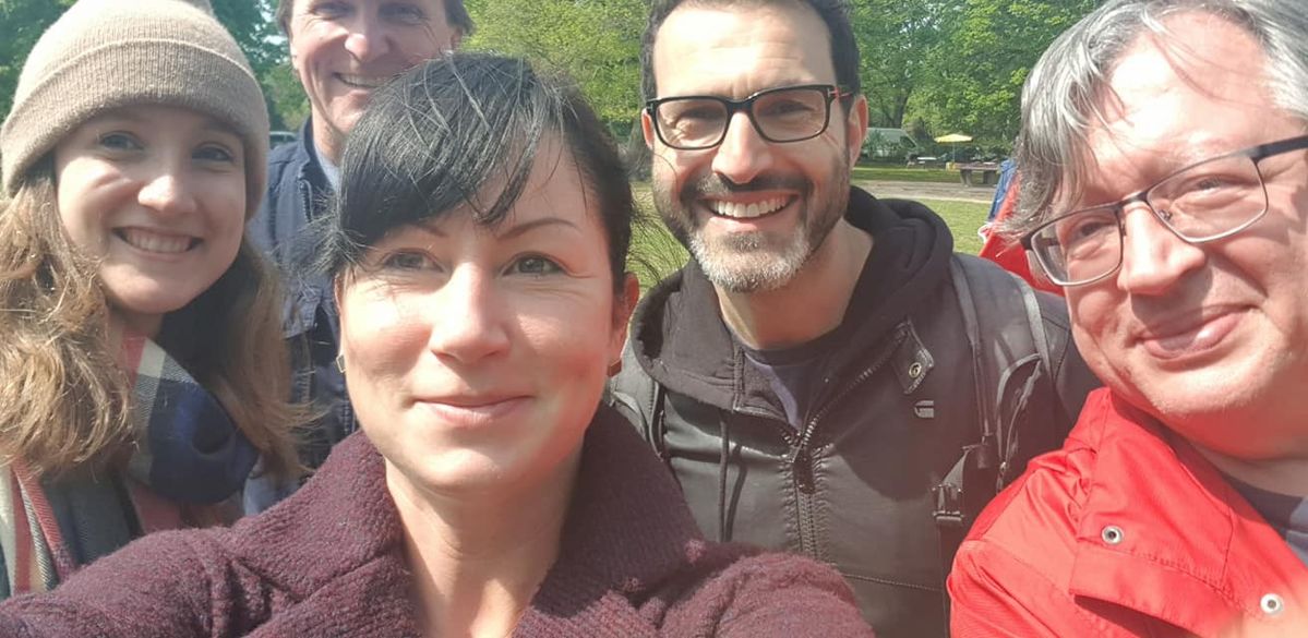 Das Team der Abteilung 12 auf dem Maifest der SPD Pankow
